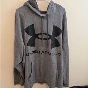 Under Armour Men's Gray and Black Sweater